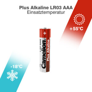 Camelion AAA/LR03/AM4 Plus Alkaline Battery