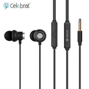 Celebrat D5 Wired Magnetic Earbuds Stereo Earphones