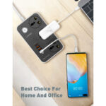 چند راهی برق و شارژر USB و Type-C الدنیو SC3412 با کابل 2 متری - Image 3