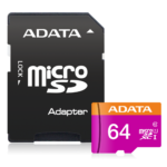 ADATA 64 GB Premier MicroSDXC Card With Adapter UHS-I ClassV10
