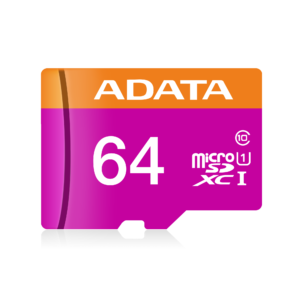 ADATA 64 GB Premier MicroSDXC Card With Adapter UHS-I ClassV10