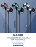 Kakusiga KSC-580 Wired Earphones With Microphone