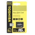Toshiba MicroSDXC Card 16 GB UHS-I With Adapter 533X class10