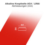 Camelion AG4 - LR66 - LR626 Alkaline Battery