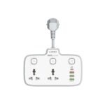 LDNIO SC2413 2*AC Outlets Portable Plug PD 20W USB Power Electrical Extension Socket