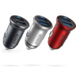 Anker A2727 PowerDrive 2 Alloy Ultra-Compact 24W Car Charger With 2 PowerIQ Ports