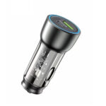 Yesido Y49 Super Fast USB-C 30W Compatible PD & PPS USB-A QC3.0 18W Car Charger
