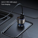 Yesido Y55 Super Fast USB-C 30W Compatible PD & PPS USB-A QC3.0 30W Car Charger