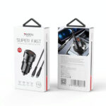 Yesido Y55 Super Fast USB-C 30W Compatible PD & PPS USB-A QC3.0 30W Car Charger
