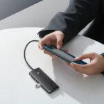 Baseus BS-OH015 4-Port Type-C To USB 3.0 Hub Adapter