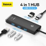 Baseus BS-OH015 4-Port Type-C To USB 3.0 Hub Adapter