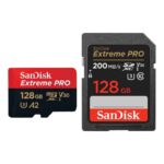 SanDisk 128GB Extreme PRO UHS-I SDXC-200mb/s Memory Card
