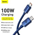 Baseus 100W Crystal Shine Series Type-C To Type-C Fast Charging Data Cable