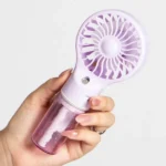 Hand-Held Spray Mini Fan