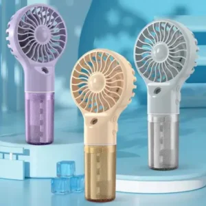 Hand-Held Spray Mini Fan
