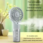 Hand-Held Spray Mini Fan