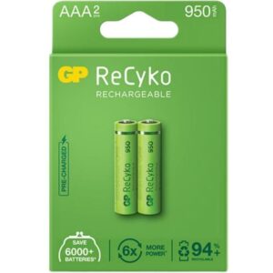 GP ReCyko 950mAh AAA recharchable battery