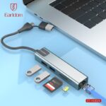Earldom HUB24 USB-A&C Network Cable Adapter