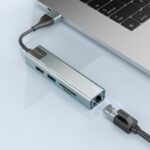 Earldom HUB24 USB-A&C Network Cable Adapter