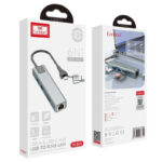 Earldom HUB24 USB-A&C Network Cable Adapter