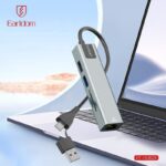 Earldom HUB24 USB-A&C Network Cable Adapter
