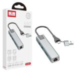 Earldom HUB24 USB-A&C Network Cable Adapter