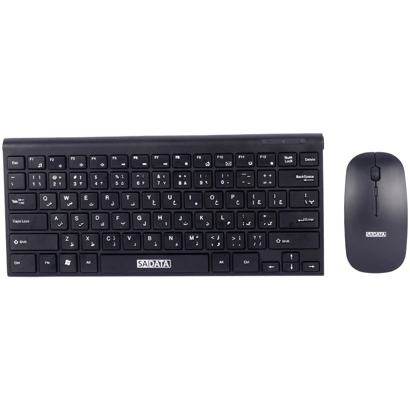 کیبورد و ماوس بیسیم سادیتا مدل SKM-2402 WL